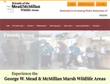 Tablet Screenshot of meadwildlife.org